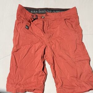 Prana Stretch Zion Men's Rust Cargo Shorts